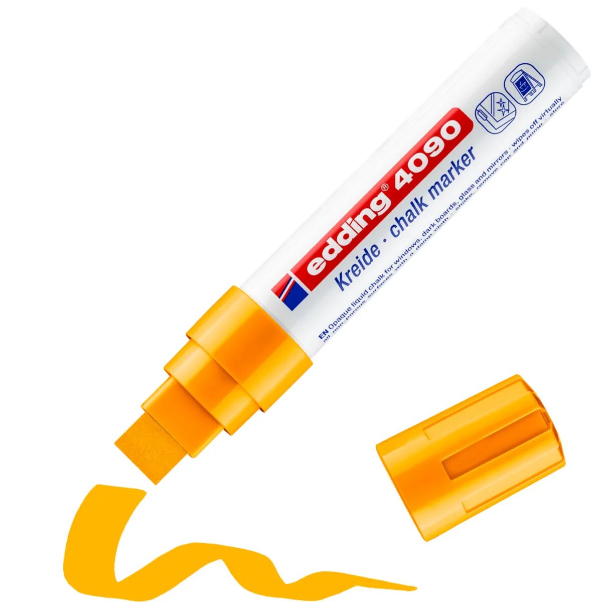 edding 4090 Kreidemarker, 4-15mm, neonorange
