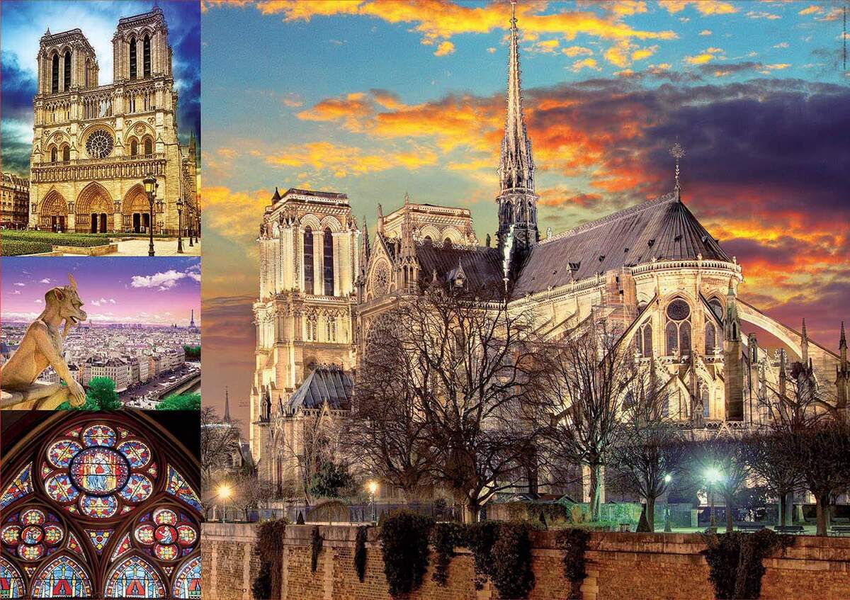 Educa Notre Dame Collage, 1000 Teile