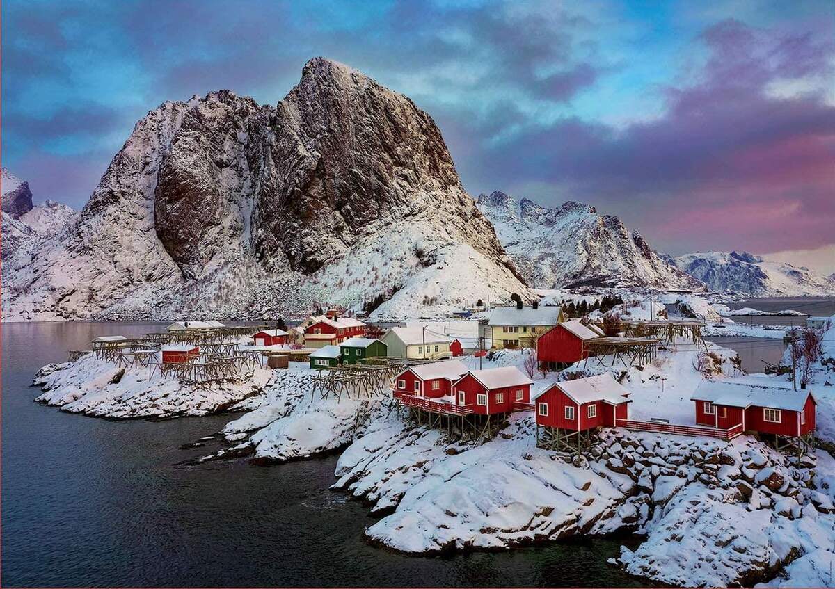 Educa Puzzle Lofoten Inseln Norwegen, 1500 Teile