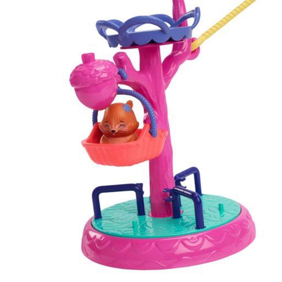 Enchantimals City Abenteuer-Spielplatz Spielset (30 cm) mit Puppen und Zubehör