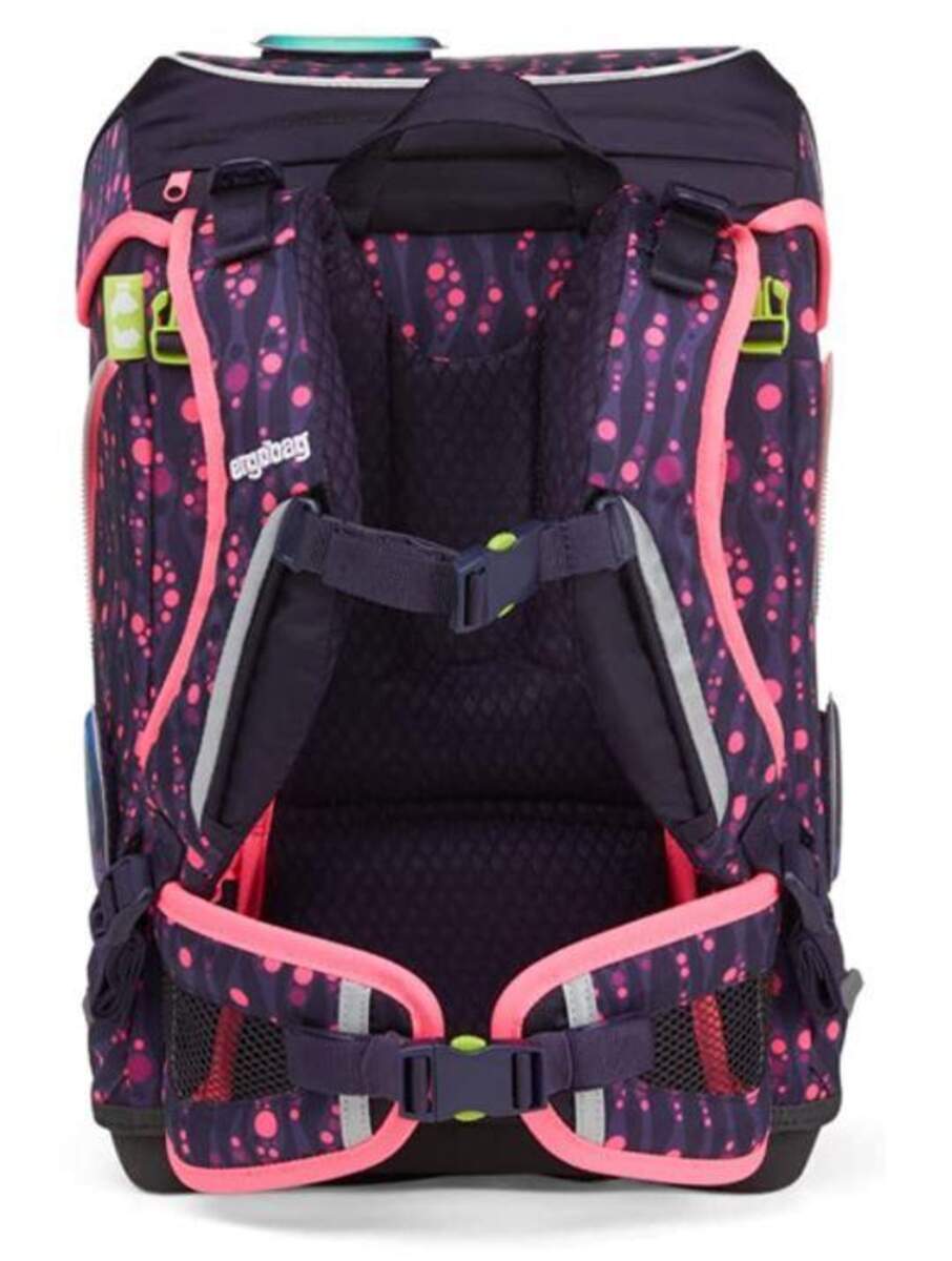 ergobag CUBO light Schulranzen-Set Bärmuda Viereck, 5-teilig