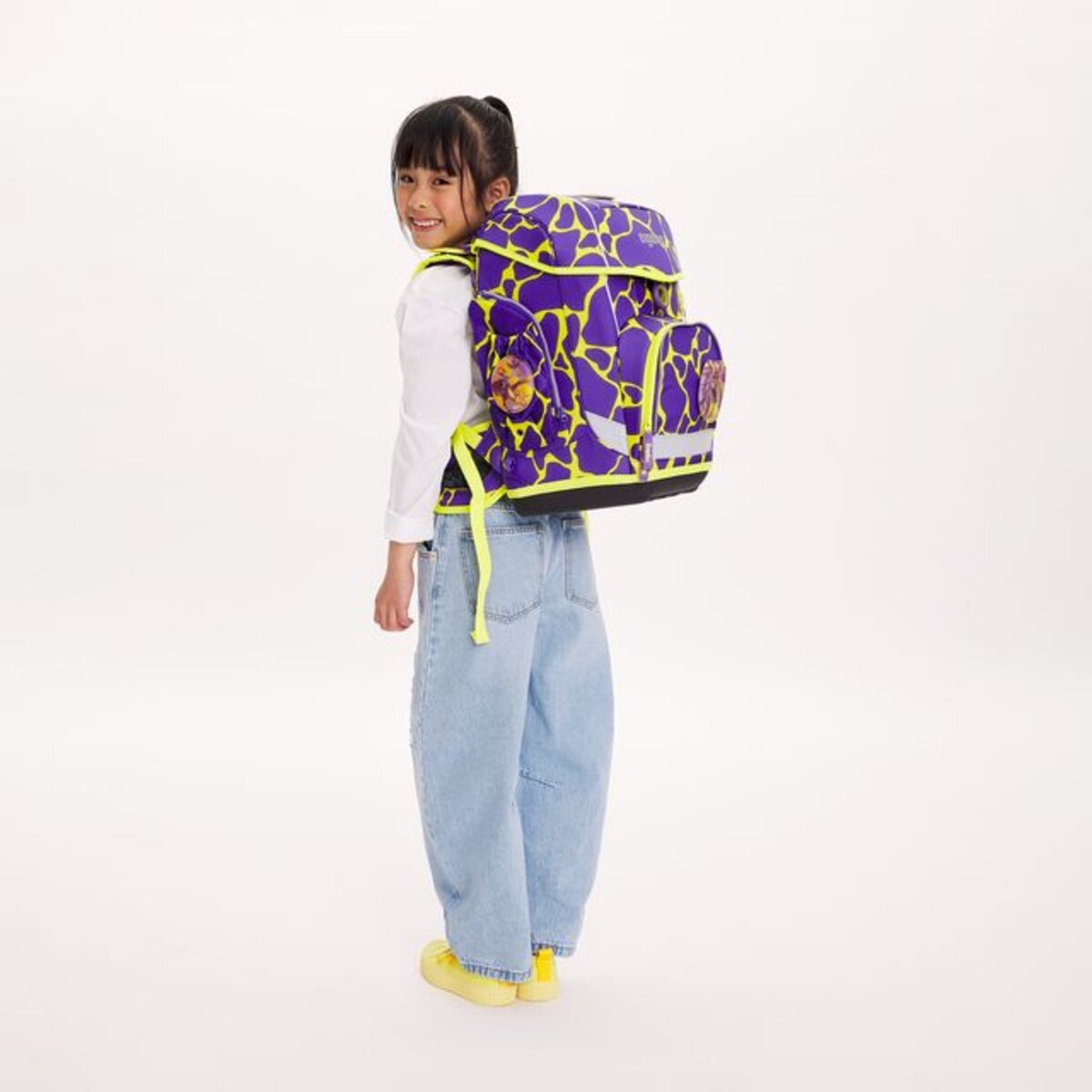 ergobag Cubo Light Schulrucksack-Set SuBärkraft LUMI Edition
