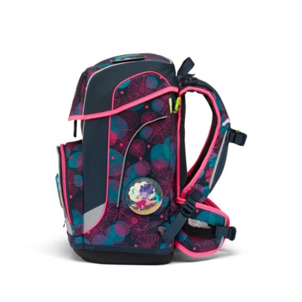 ergobag CUBO LIGHT Schulrucksack-Set KorallBär, 6-teilig