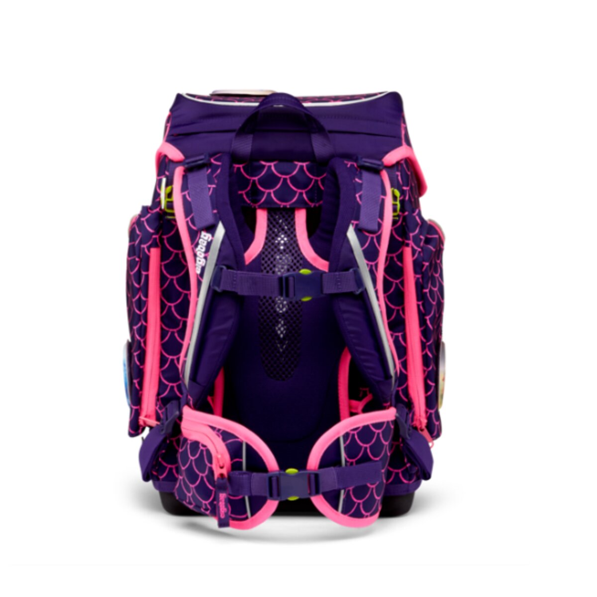 ergobag CUBO LUMI Schulrucksack-Set PerlentauchBär, 5-teilig