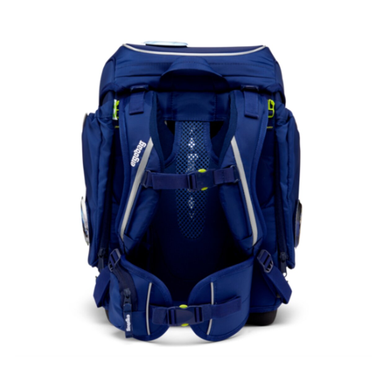 ergobag CUBO Schulrucksack-Set BlaulichtBär, 5-teilig