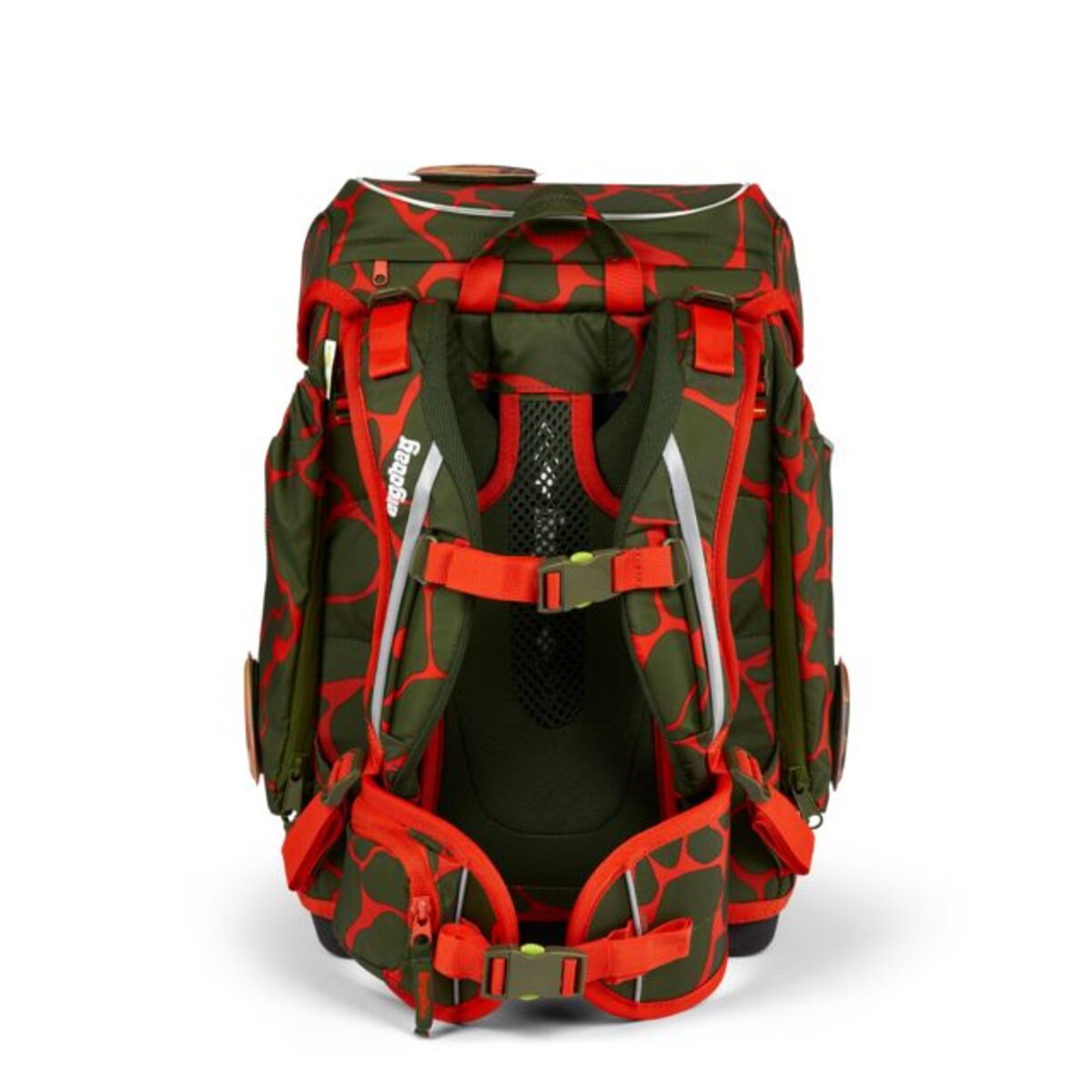 ergobag CUBO Schulrucksack-Set FeuerspeiBär LUMI Edition, 5-teilig
