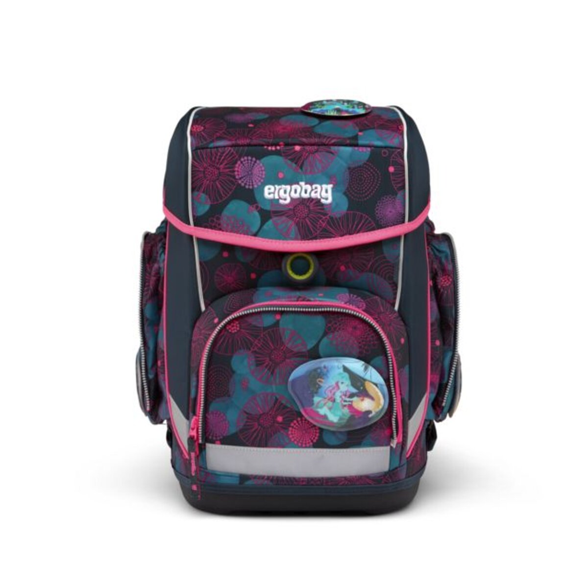 ergobag CUBO Schulrucksack-Set KorallBär