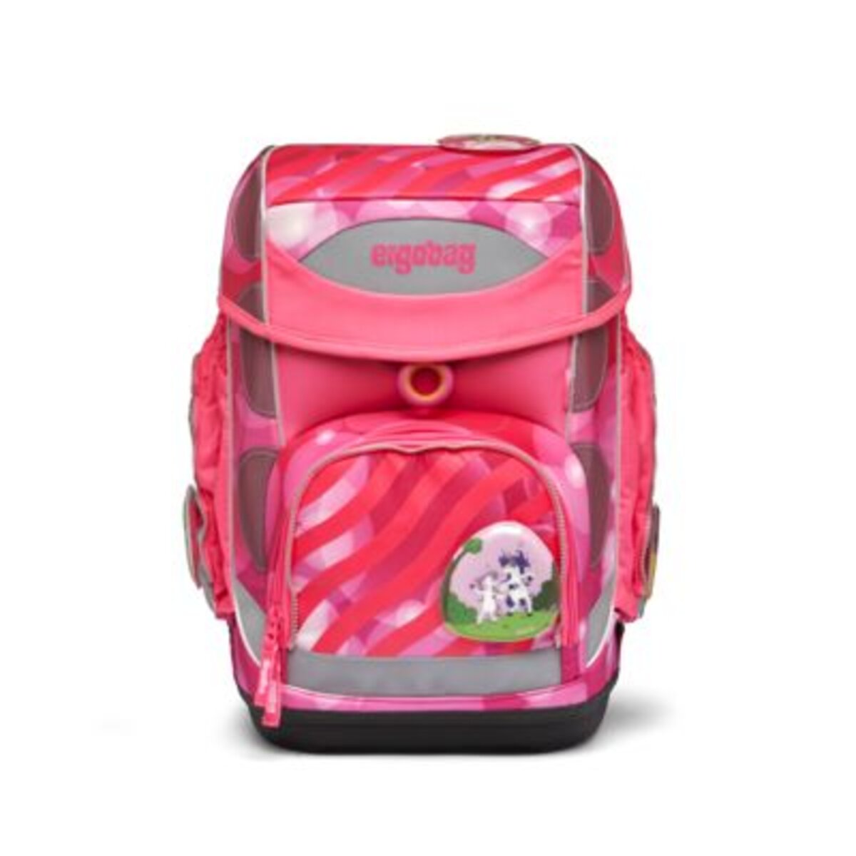 ergobag CUBO Schulrucksack-Set KuntBärbuntes Einhorn NEO