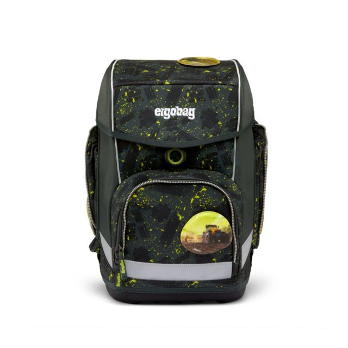 ergobag CUBO Schulrucksack-Set MähdreschBär, 5-teilig