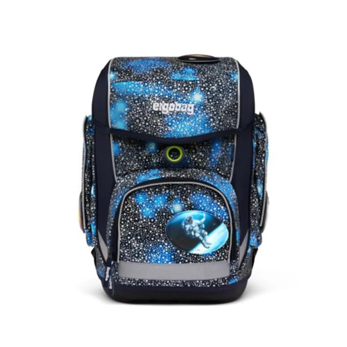 ergobag CUBO SPECIAL Schulrucksack-Set Bär Anhalter durch die Galaxis, 5-teilig