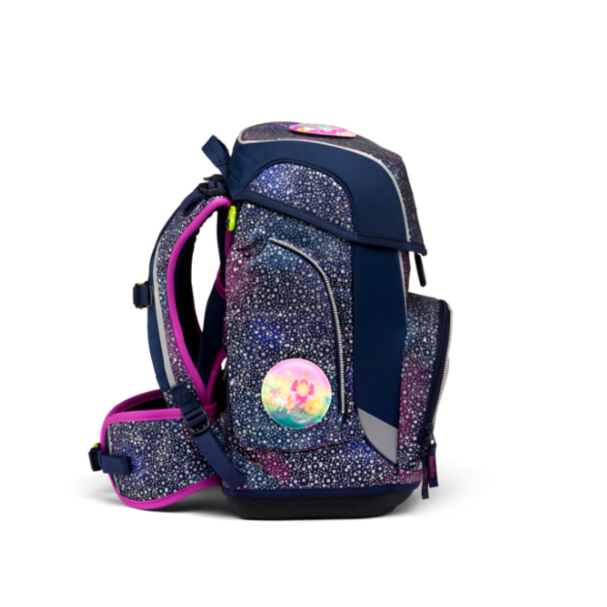 ergobag CUBO SUPER REFLEX GLOW Schulrucksack-Set Bärlaxy, 5-teilig