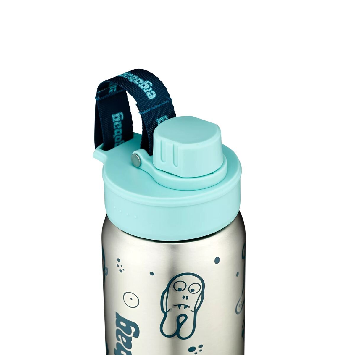 ergobag Edelstahl Trinkflasche Petrol, 500 ml