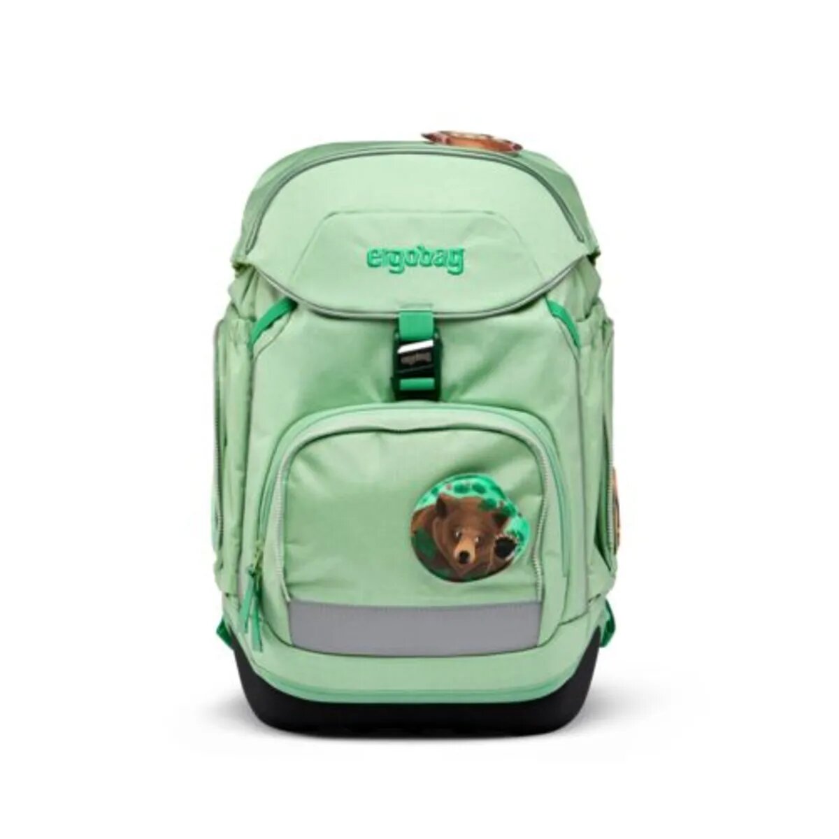 ergobag PACK Schulrucksack-Set WaldBärwohner, 6-teilig