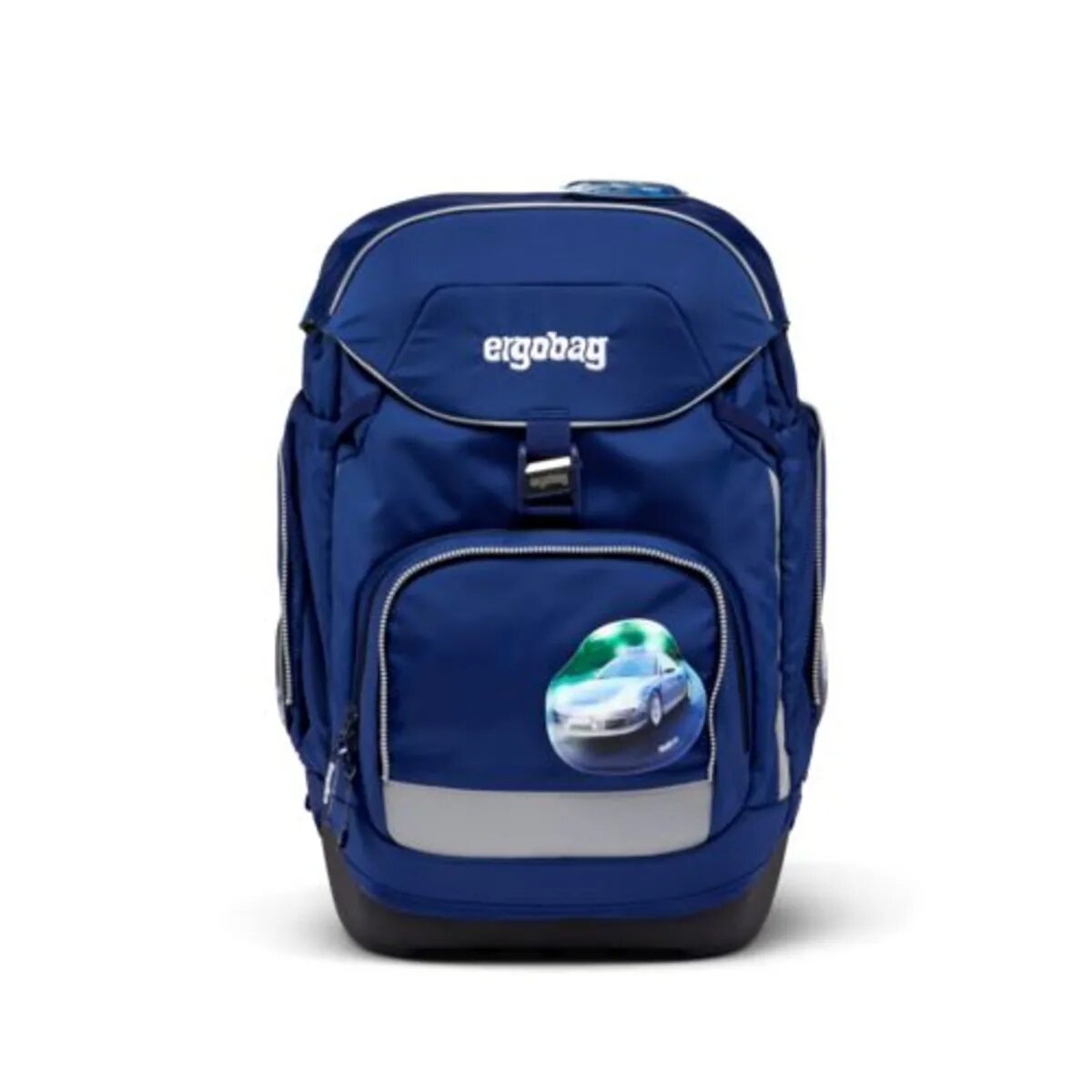 ergobag PACK Schulrucksack-Set BlaulichtBär, 6-teilig