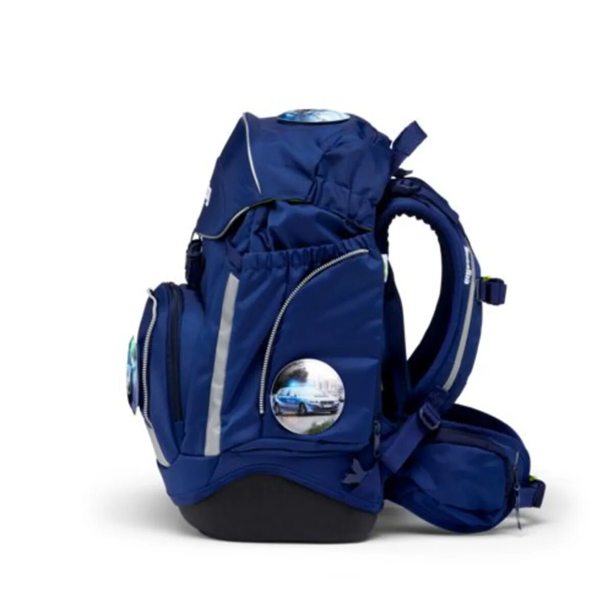 ergobag PACK Schulrucksack-Set BlaulichtBär, 6-teilig