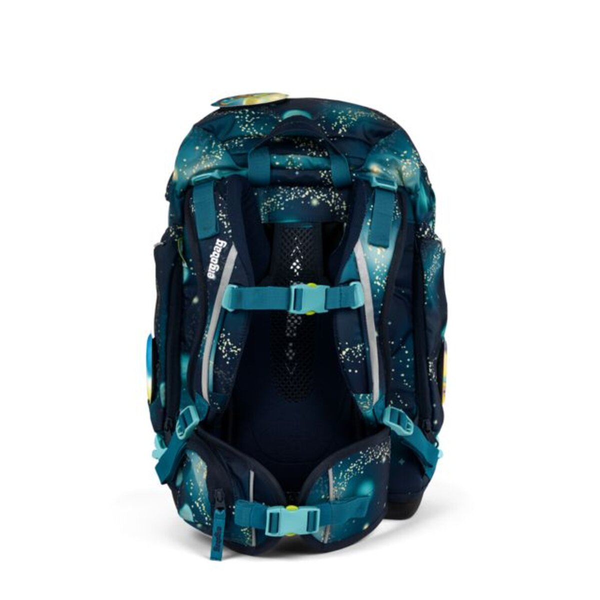 ergobag PACK Schulrucksack-Set RaumfahrBär GALAXY GLOW, 6-teilig