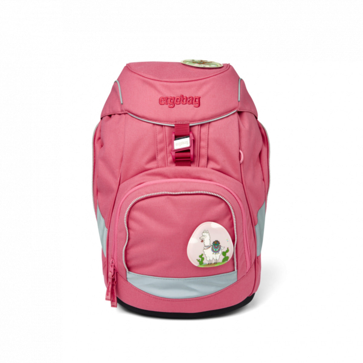 ergobag PACK Schulrucksack-Set Lamas in Bärjamas Eco Hero Edition, 6-teilig