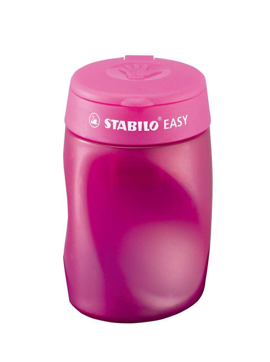 Ergonomischer Dosen-Spitzer für Linkshänder - STABILO EASYsharpener - 3 in 1 - pink