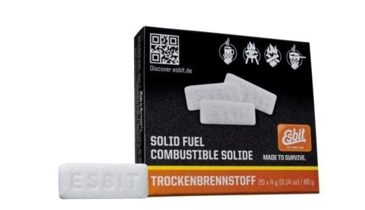 Esbit Trockenbrennstoff für Dampfmaschinen klein, 20x 4g