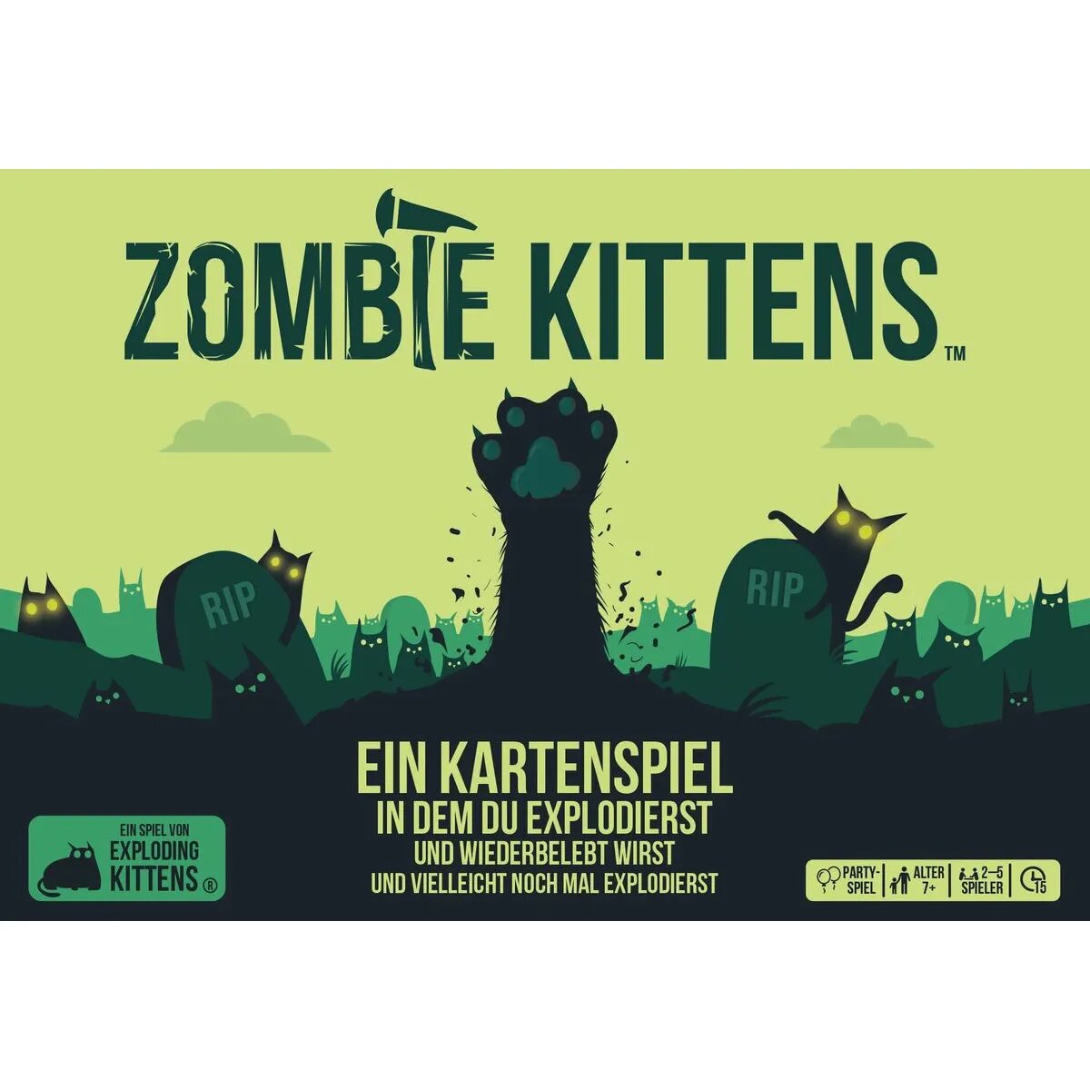 Asmodee Exploding Kittens Zombie Kittens