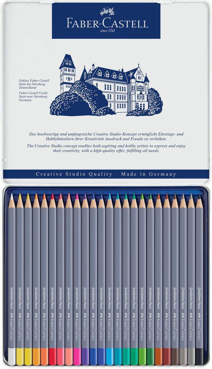 Faber-Castell Aquarellstifte Goldfaber, 24 Stück