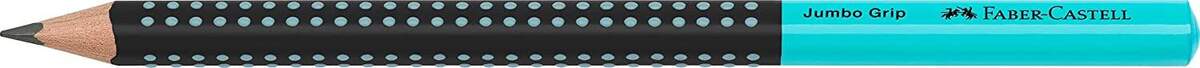 Faber-Castell Bleistift Jumbo Grip Two Tone schwarz-türkis