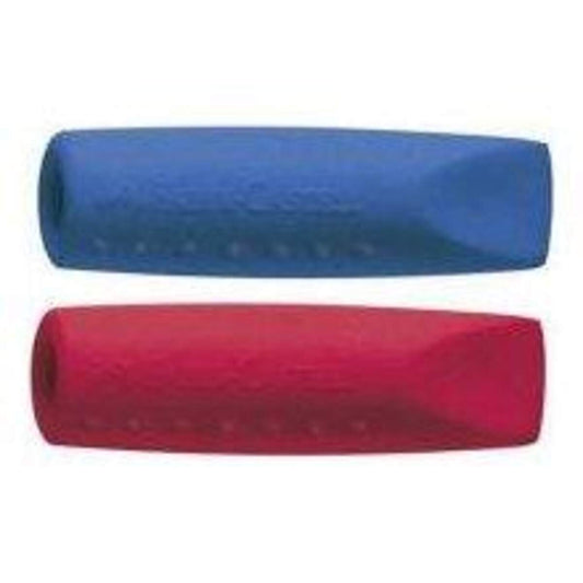 Faber-Castell Ersatzradierer Colour Grip-2001 Eraser Cap, 2 Stück, sortiert