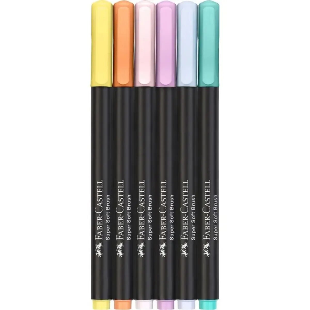 Faber-Castell Filzstift Black Edition 6er Pastell