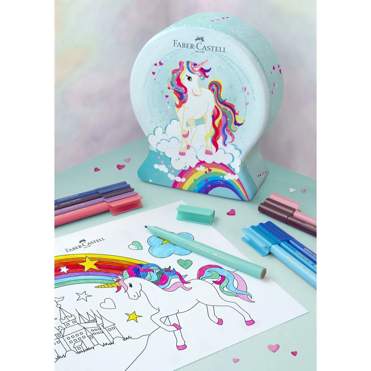 Faber-Castell Filzstift Connector Einhorn