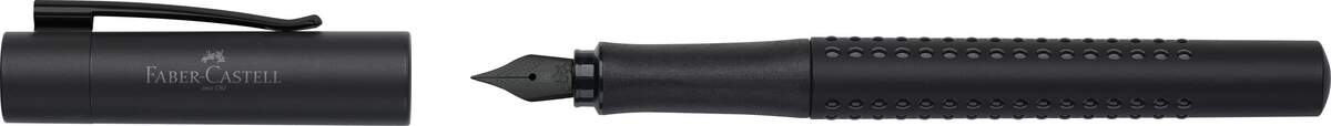 Faber Castell Füller Grip Edition, Feder M, All Black