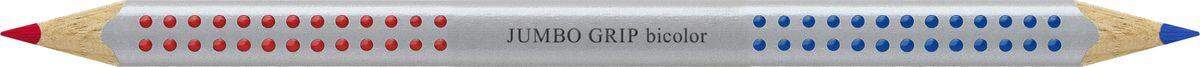 Faber-Castell Jumbo Grip Silbentrennstift, rot/blau