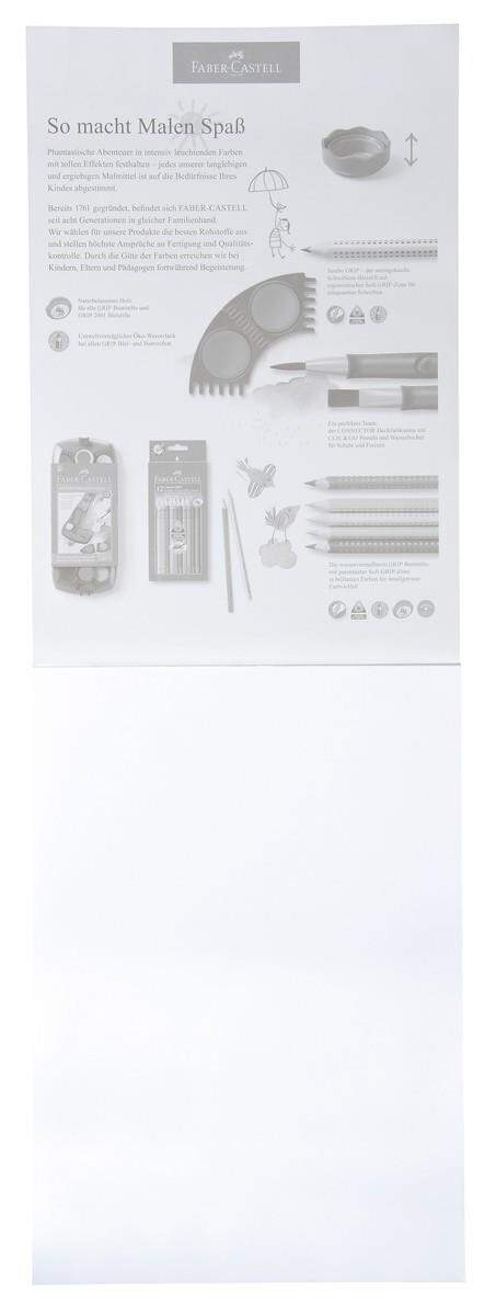 Faber-Castell Malblock, DIN A4 Rote Linie, 100 Blatt