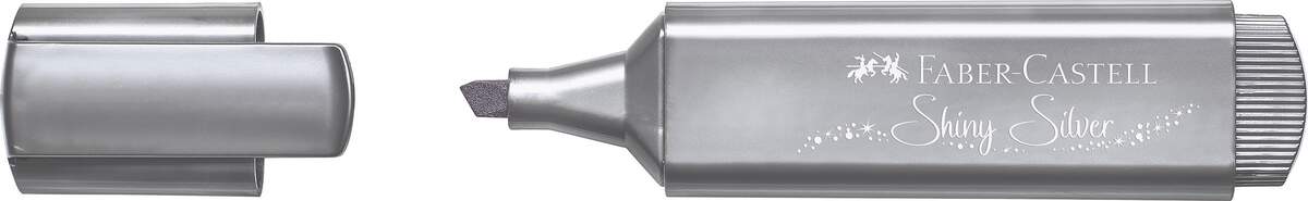 Faber-Castell Textmarker Textliner TL46 Metallic sílber