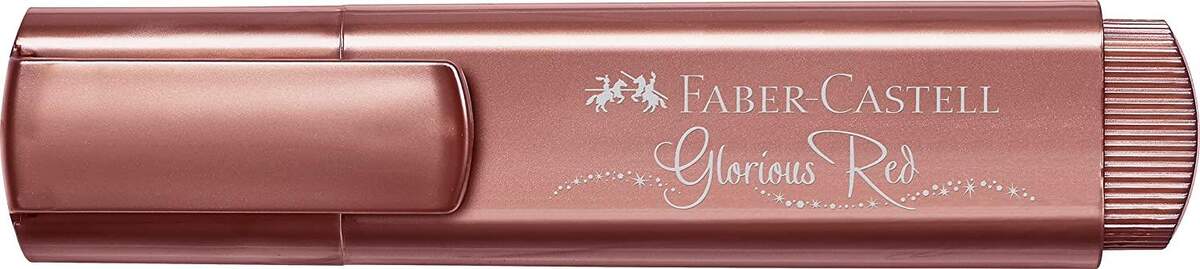 Faber-Castell Textmarker TL 46, Metallic rot