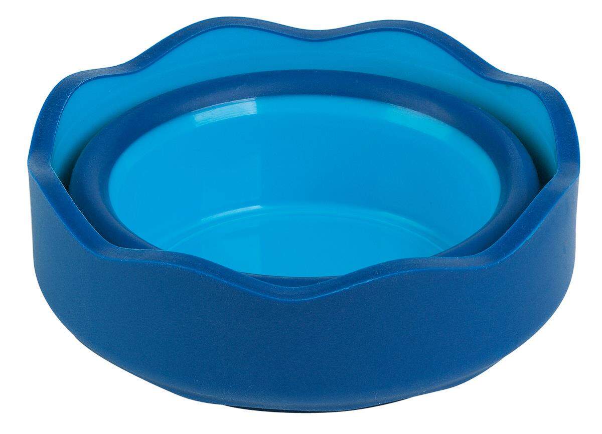 Faber-Castell Wasserbecher Clic&Go, blau