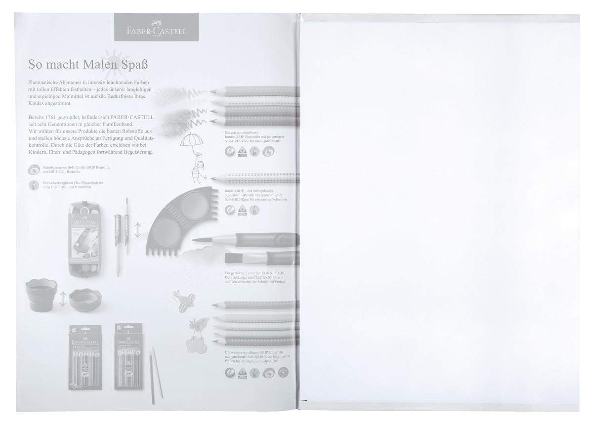 Faber-Castell Zeichenblock A3 perforiert FSC-Mix Faber, 10 Blatt