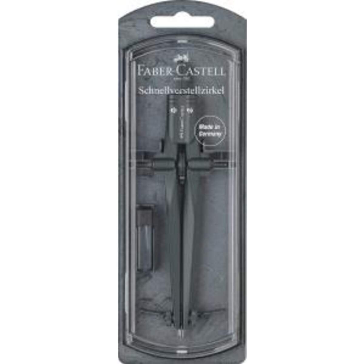 Faber-Castell Zirkel Schnellverstellzirkel Stream 2022, 1 Stück, 2-fach sortiert
