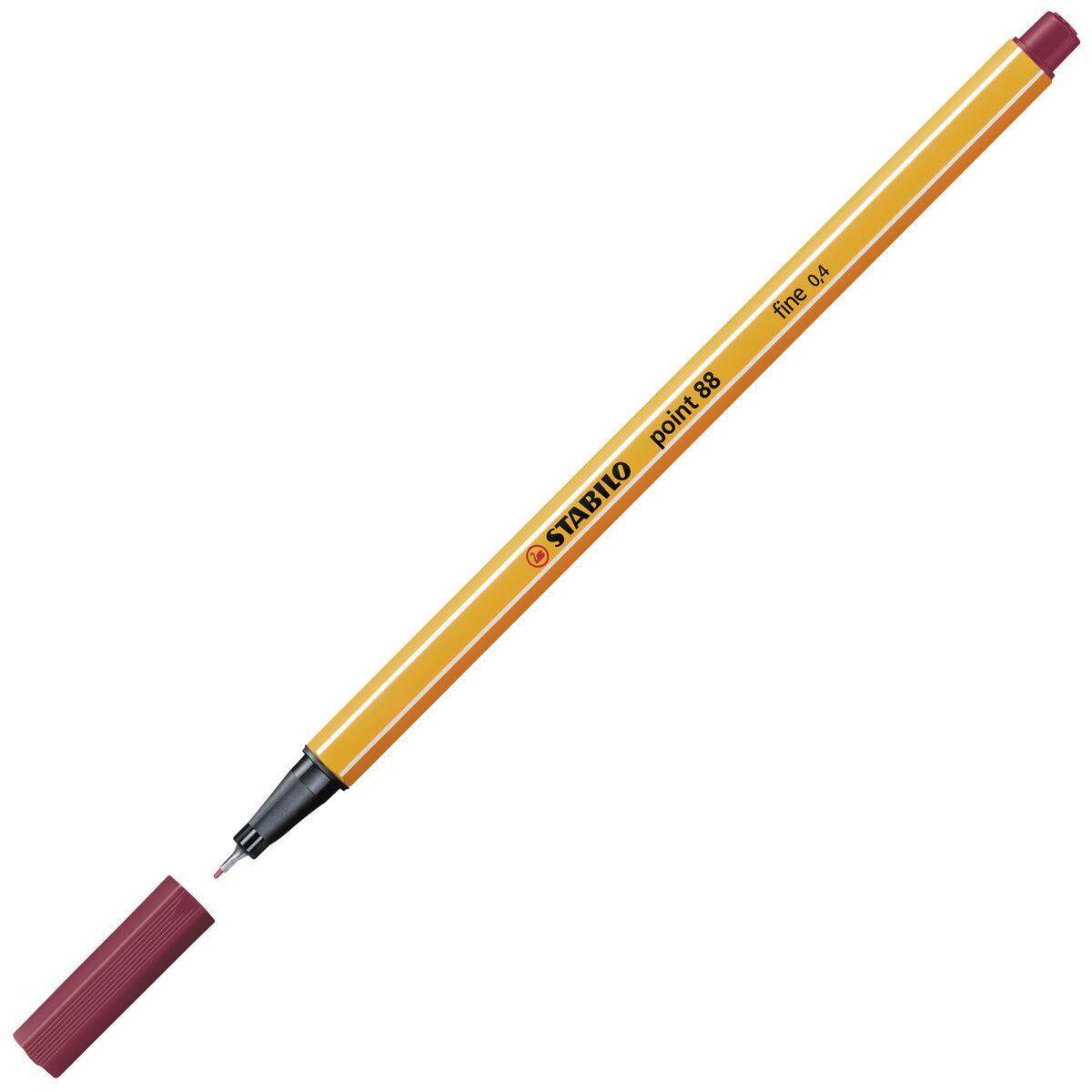 Fineliner - STABILO point 88 - Einzelstift - purpur