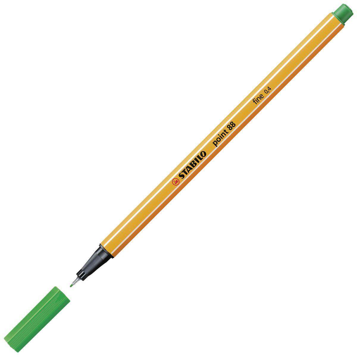 Fineliner - STABILO point 88 - Einzelstift - grün