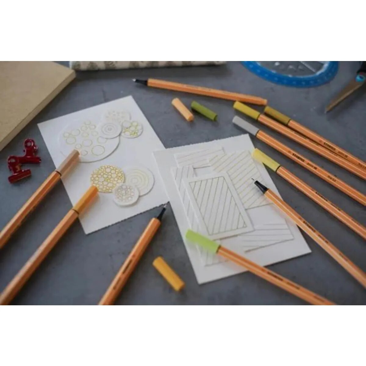 Fineliner - STABILO point 88 - Einzelstift - curry