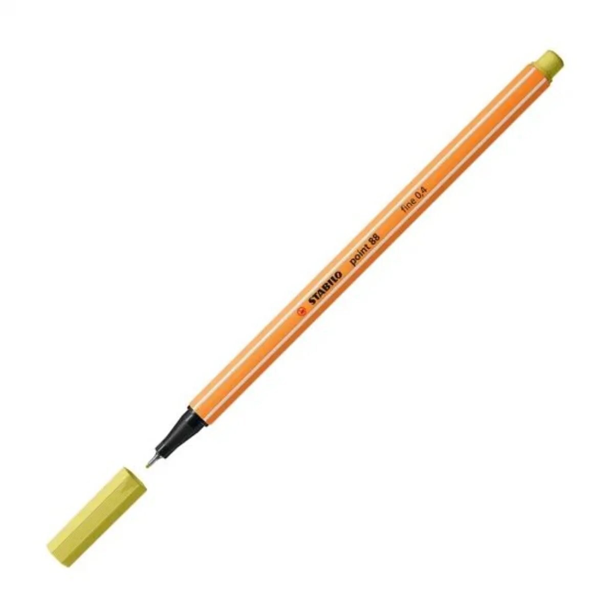 Fineliner - STABILO point 88 - Einzelstift - senf