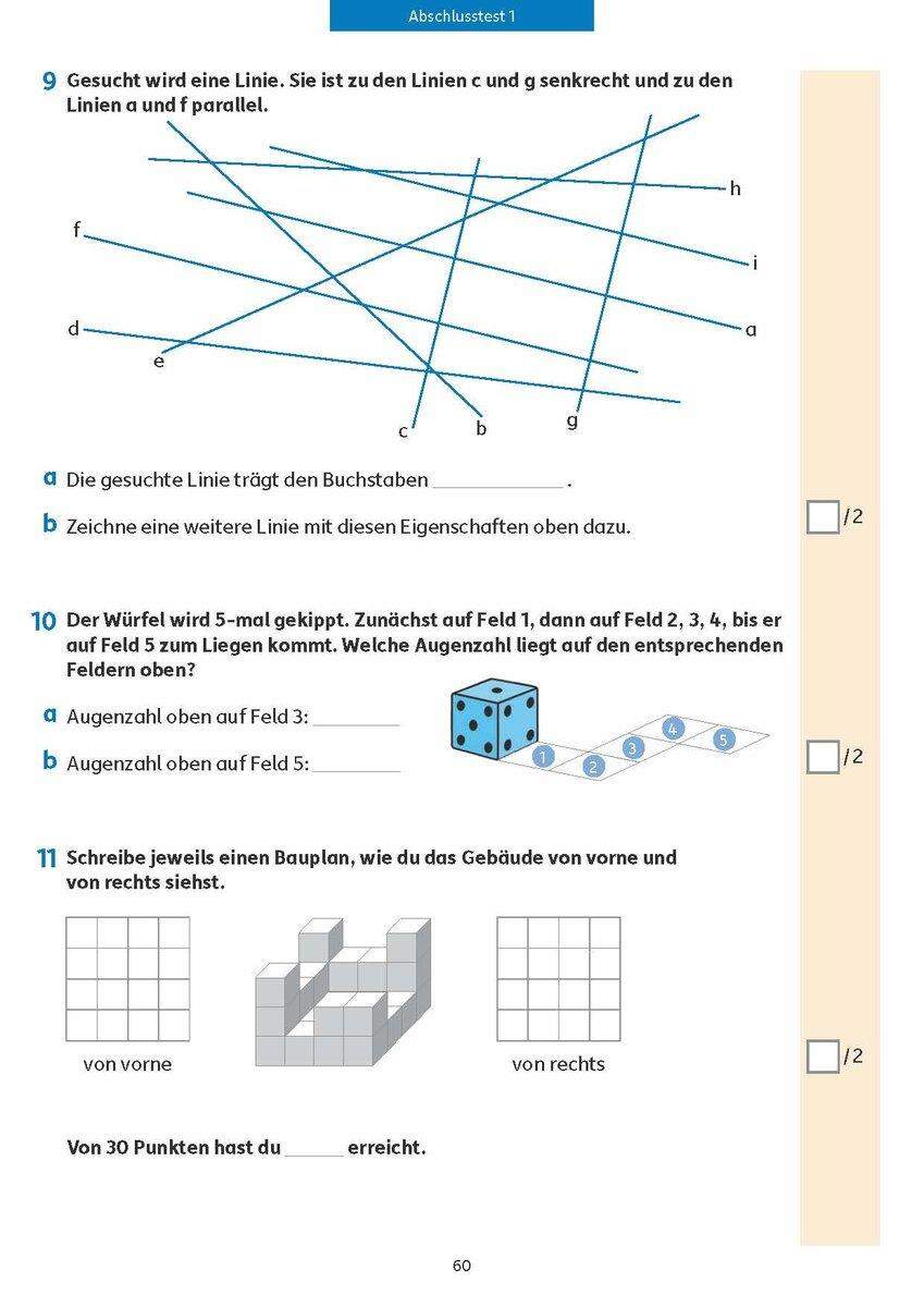 Fit zum Übertritt - Mathe 4. Klasse, A4-Heft