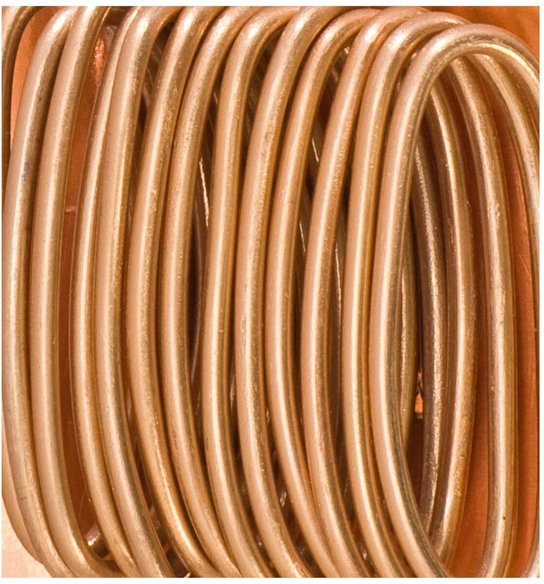 Folia Aluminiumdraht, Basteldraht in kupfer, 2 mm x 5 m