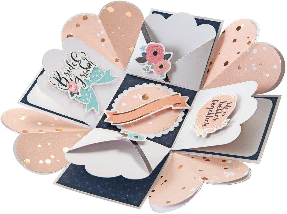 Folia Explosionsbox Bastelset Romance