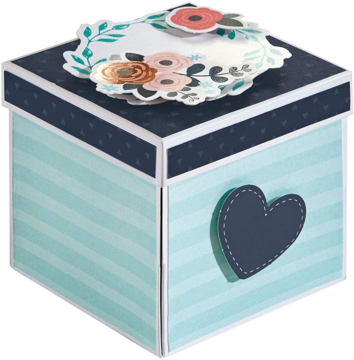 Folia Explosionsbox Bastelset Romance