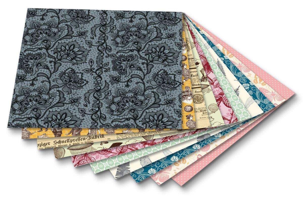 Folia Faltbätter Nostalgia 15 x 15 cm