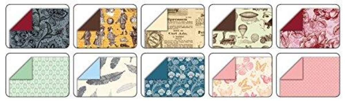 Folia Faltbätter Nostalgia 15 x 15 cm