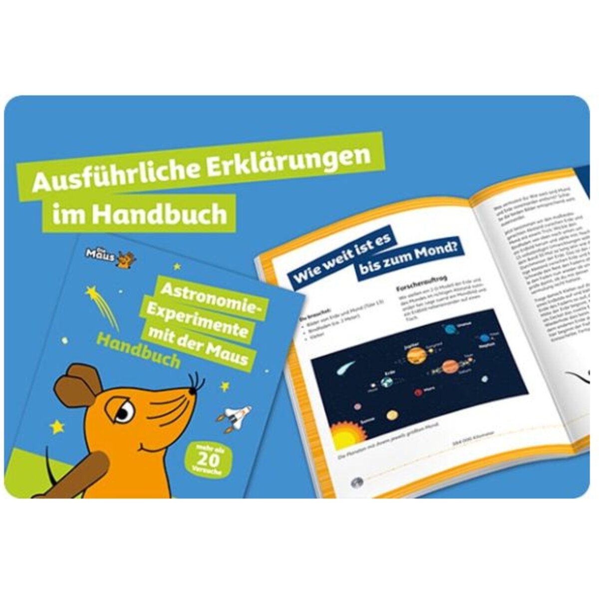 Franzis Astronomie Experimente mit der Maus