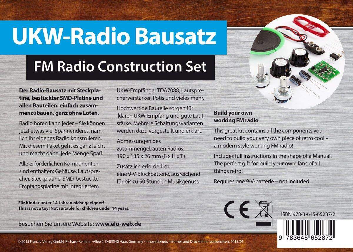 Franzis: UKW-Radio-Bausatz (zum Stecken)