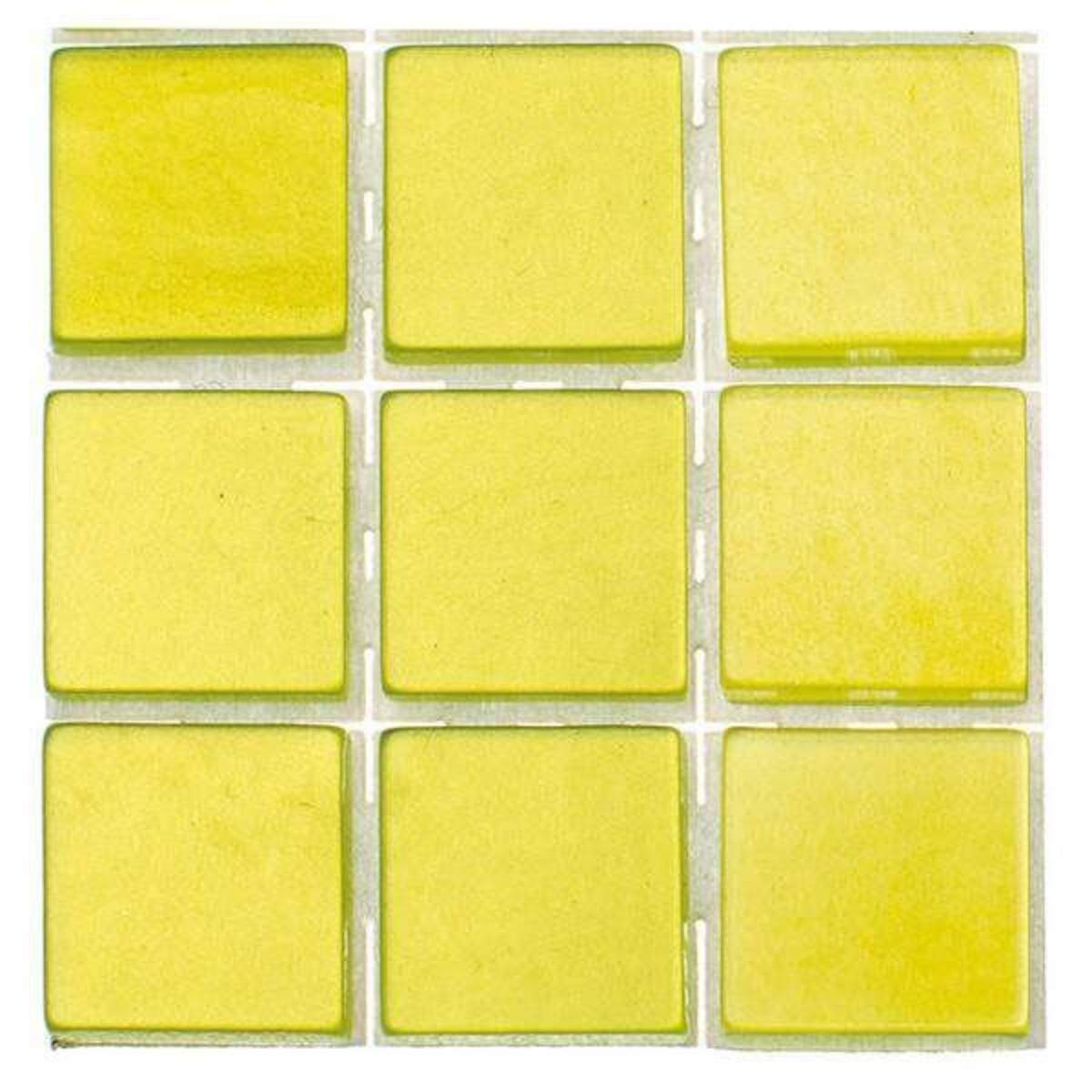 Glorex Poly-Mosaic, 10 x 10mm, hellgrün, 63 Stück